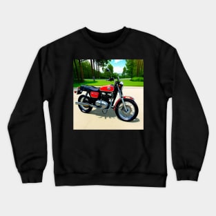 Vintage Motorcycle Art Crewneck Sweatshirt